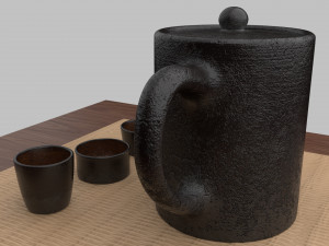 tea scene 3Dモデル