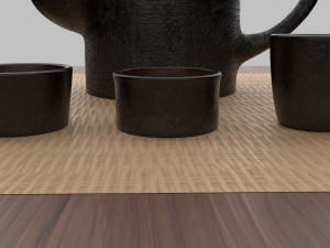 tea scene 3Dモデル
