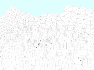 cartoon camp 3Dモデル