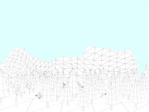 cartoon camp 3Dモデル