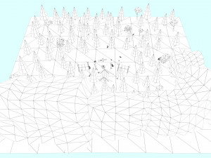 cartoon camp 3Dモデル