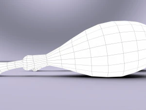 cartoon chicken leg 3D Model