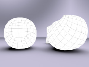 cartoon chicken leg Modelo 3D