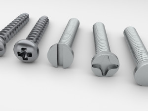 screws bolts 3D Model