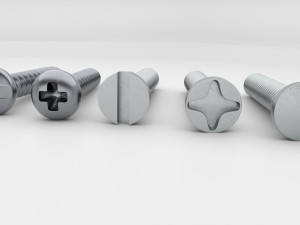 screws bolts 3D Модель