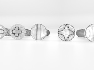 screws bolts 3D Модель