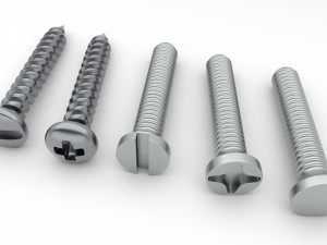 screws bolts 3D Модель
