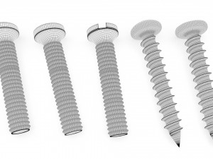 screws bolts 3D Модель