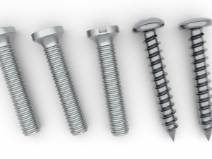 screws bolts 3D Модель