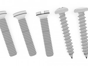 screws bolts 3D Модель