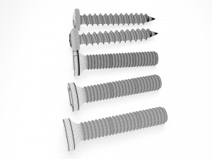 screws bolts 3D Модель