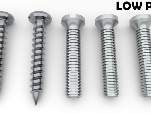 screws bolts 3D Модель