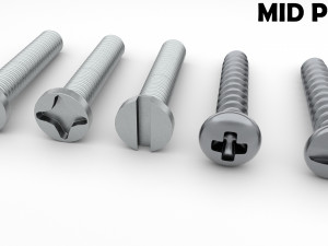 screws bolts 3D Модель