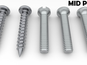 screws bolts 3D Модель