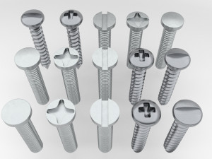 screws bolts 3D Модель