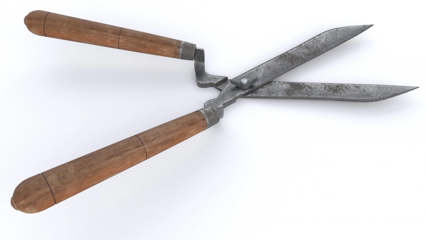 garden shears 3D Model .c4d .max .obj .3ds .fbx .stl .blend 