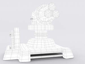 cartoon turret 3D Model