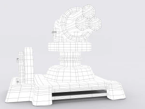 cartoon turret 3D Model