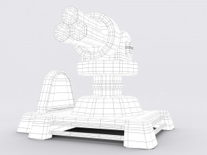 cartoon turret 3D Model