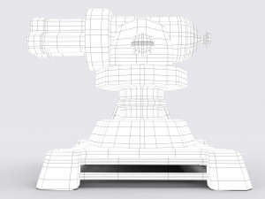 cartoon turret 3D Model