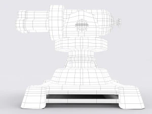 cartoon turret 3D Model