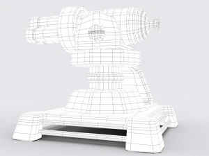 cartoon turret 3D Model