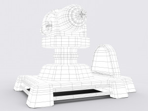 cartoon turret 3D Model