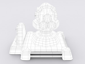 cartoon turret 3D Model