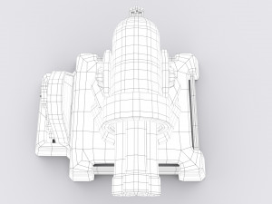 cartoon turret 3D Model