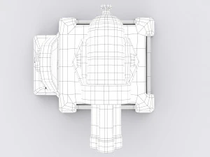 cartoon turret 3D Model