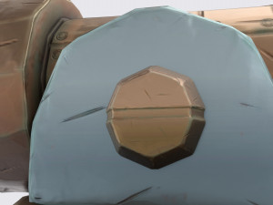 cartoon turret 3D Model