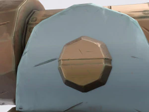 cartoon turret 3D Model