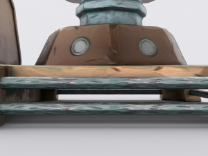 cartoon turret 3D Model