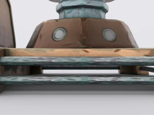 cartoon turret 3D Model