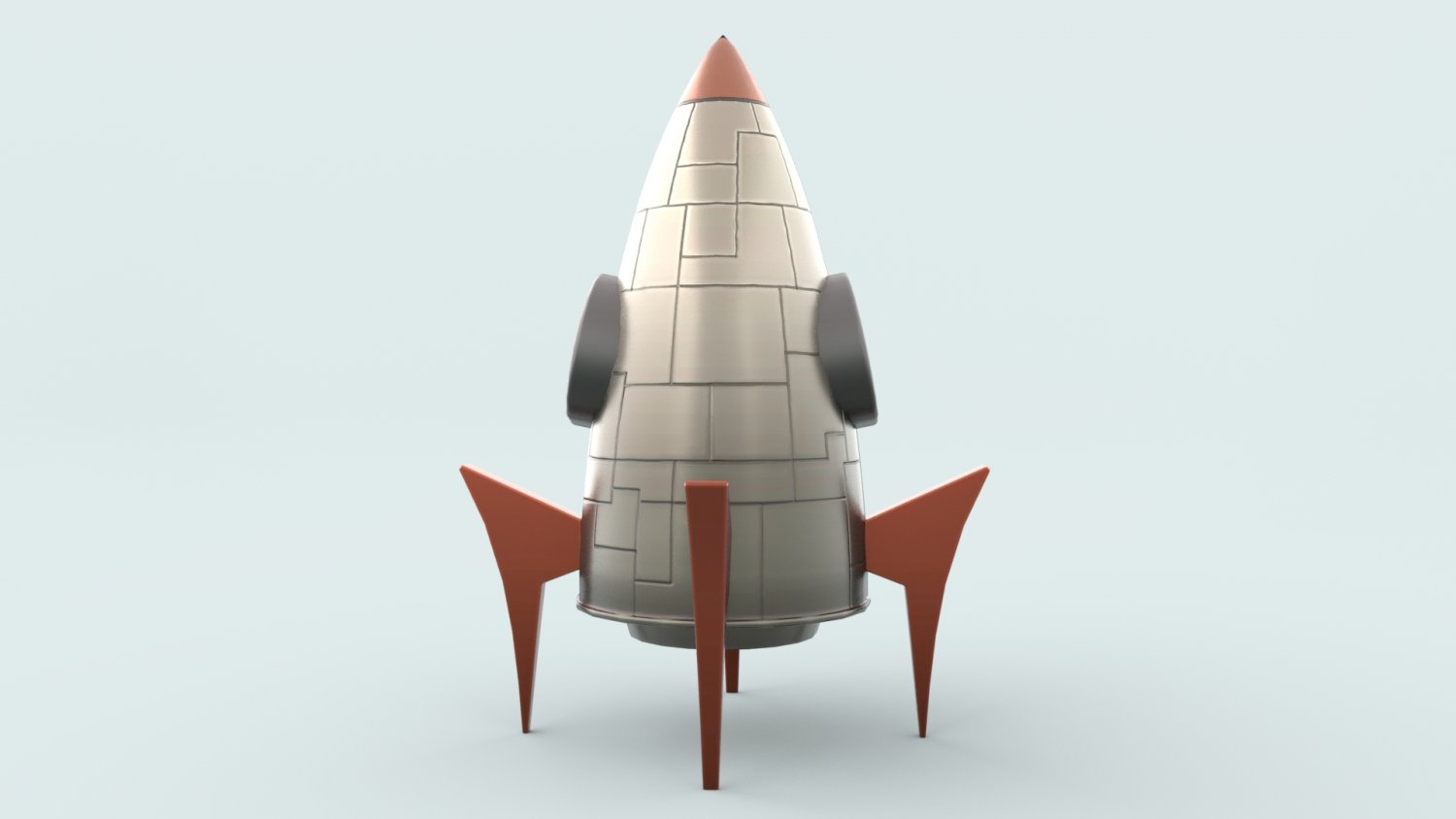 Rust rocket 3d model фото 80