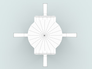 cartoon rocket 3D-Modell