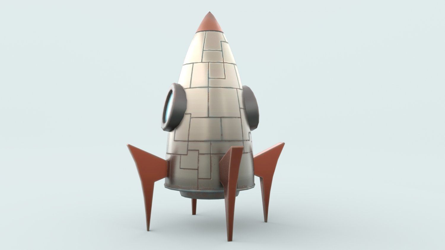 Rust rocket 3d model фото 108