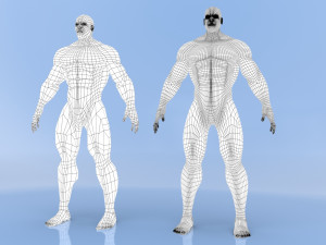 male base mesh Modelo 3D