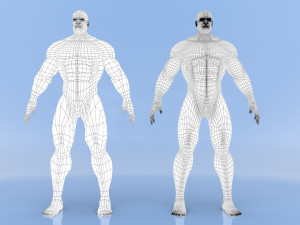 male base mesh Modelo 3D