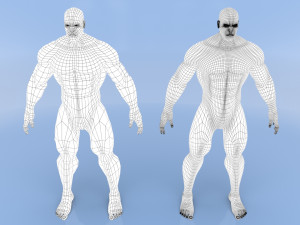 male base mesh Modelo 3D