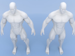 male base mesh Modelo 3D