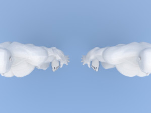 male base mesh Modelo 3D