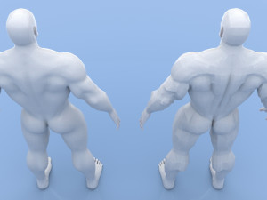 male base mesh Modelo 3D