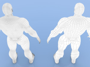 male base mesh Modelo 3D