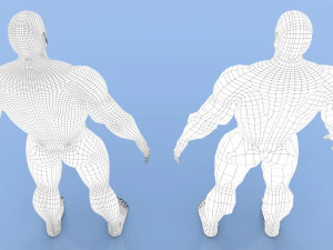 male base mesh 3D Model