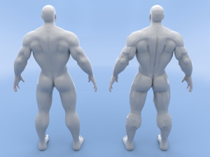 male base mesh Modelo 3D