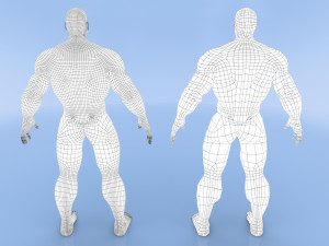 male base mesh Modelo 3D