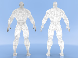 male base mesh Modelo 3D