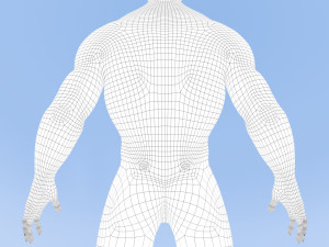 male base mesh Modelo 3D