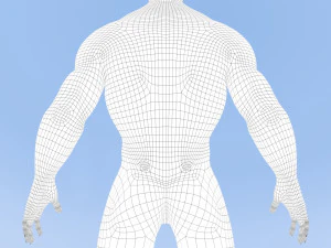 male base mesh 3D Model